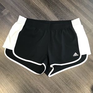 Adidas Climalite Black White Shorts Women’s Large
